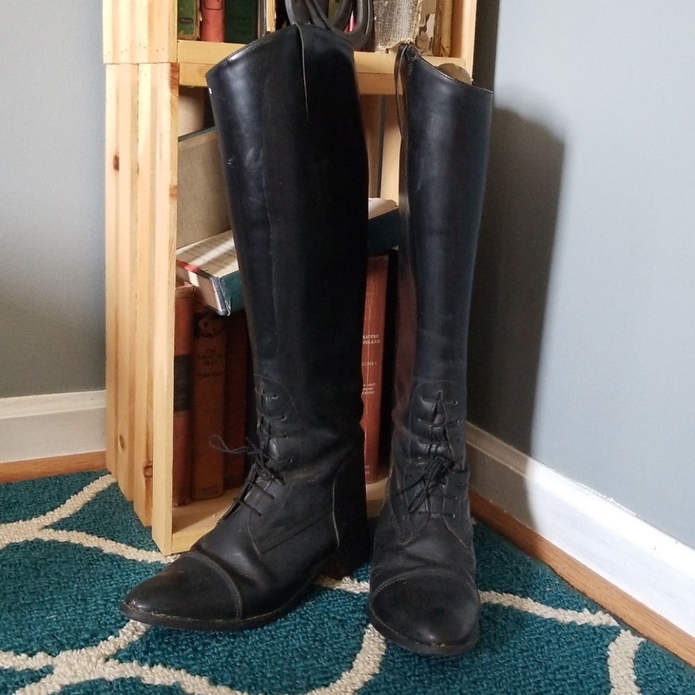 Horse riding equestrian tall boots